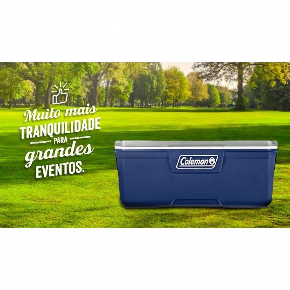 Caixa Térmica Cooler 150 Qt 142 Lt Lakeside Azul Coleman - 10