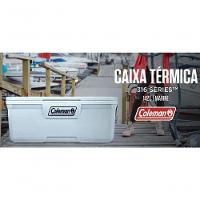 Caixa Térmica Cooler 150 Qt 142 Lt Marine Branca Coleman - 9
