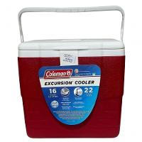 Caixa Térmica Coleman 16qt 15,1 Litros Cor Vermelha 22 Latas - 1