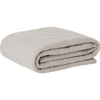 Cobre Leito Tecebem King Malha 100% Algodão Lisa Em Matelasse 240m X 280m Trigo - 1