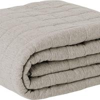 Cobre Leito Tecebem King Malha 100% Algodão Lisa Em Matelasse 240m X 280m Trigo - 3