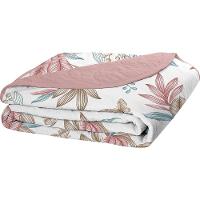 Cobre Leito Tecebem King Malha 100% Algodão Estampado Em Matelassê Yara 240x280m Rose - 1