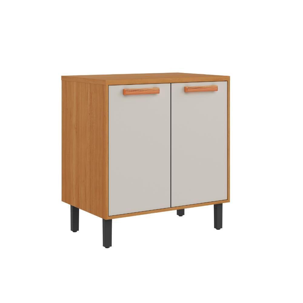 Armário Balcão De Cozinha Itaiaia 2 Portas Nápoles Off White - 1