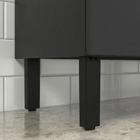 Balcão De Cozinha 105cm Em Aço Grafite Com 3 Portas E 2 Gavetas Itatiaia Midi Pop Art I3 - 6