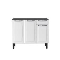 Balcão De Cozinha Itatiaia Rose Em Aço. 3 Portas E 1 Gaveta - 1