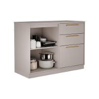 Balcão De Cozinha Itatiaia Fendi 1 Porta E 3 Gavetas Essence - 2