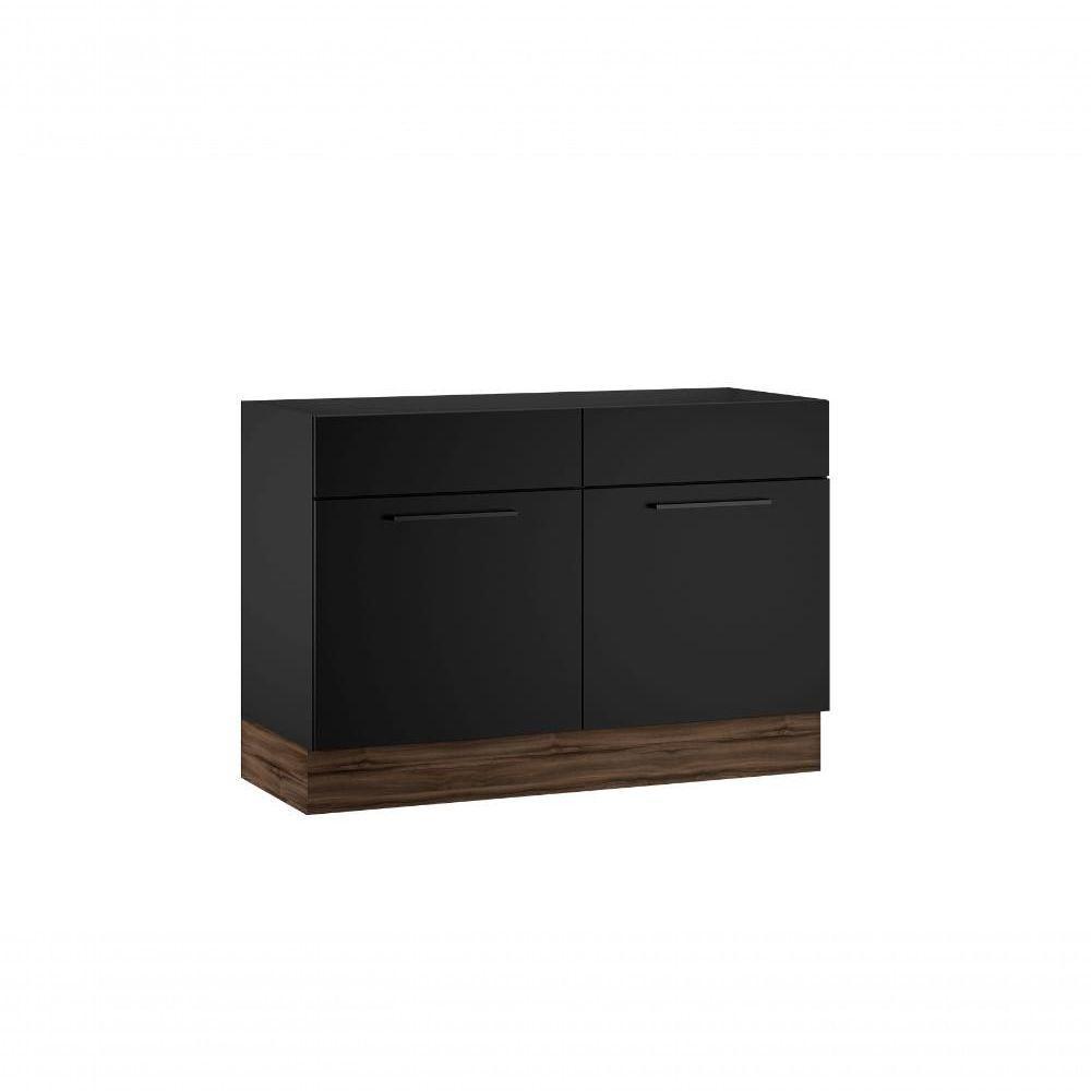 Balcão Cozinhas Itatiaia Exclusive - 2 Portas - Sem Tampo - Grafite - 1