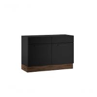 Balcão Cozinhas Itatiaia Exclusive - 2 Portas - Sem Tampo - Grafite - 1