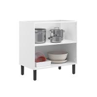 Balcão De Cozinha Itatiaia Em Aço 2 Portas Branco Sem Tampo New Premium - 2