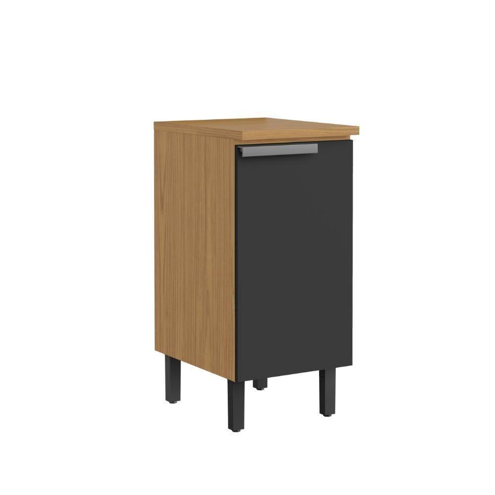 Balcão De Cozinha Itaiaia 1 Porta Grafite New Porto - 1