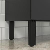 Balcão De Cozinha 70cm Em Aço Grafite-off White Itatiaia Midi Pop Art I3 - 5