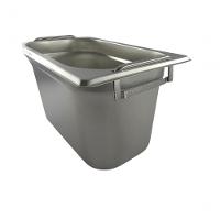 Cuba Gn 1/4 150mm Com Alça - Platinox - 2