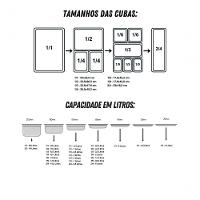 Cuba Gn 1/4 150mm Com Alça - Platinox