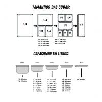 Cuba Gn 1/2 30mm Com Alça - Platinox - 6