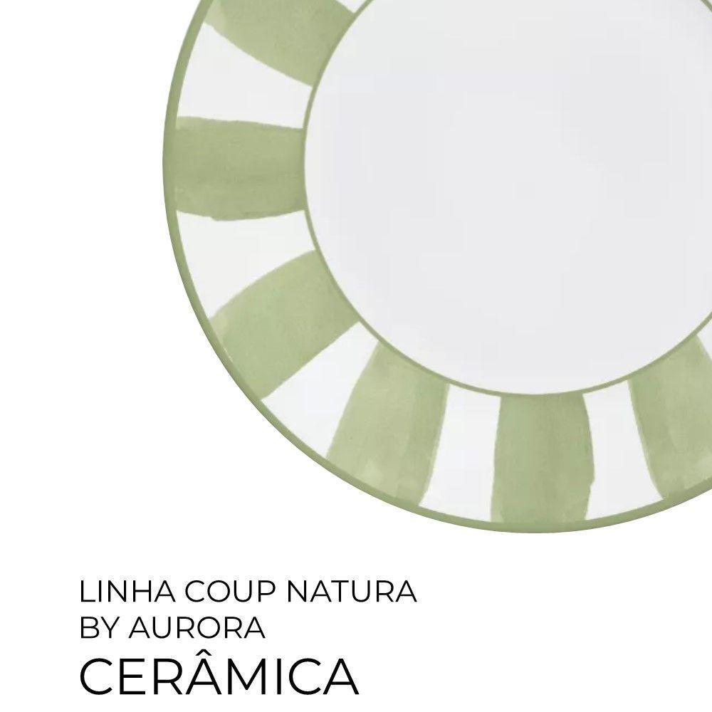 Jogo 4 Pratos Raso Coup Nature By Aurora 29cm Cerâmica Alleanza - 2