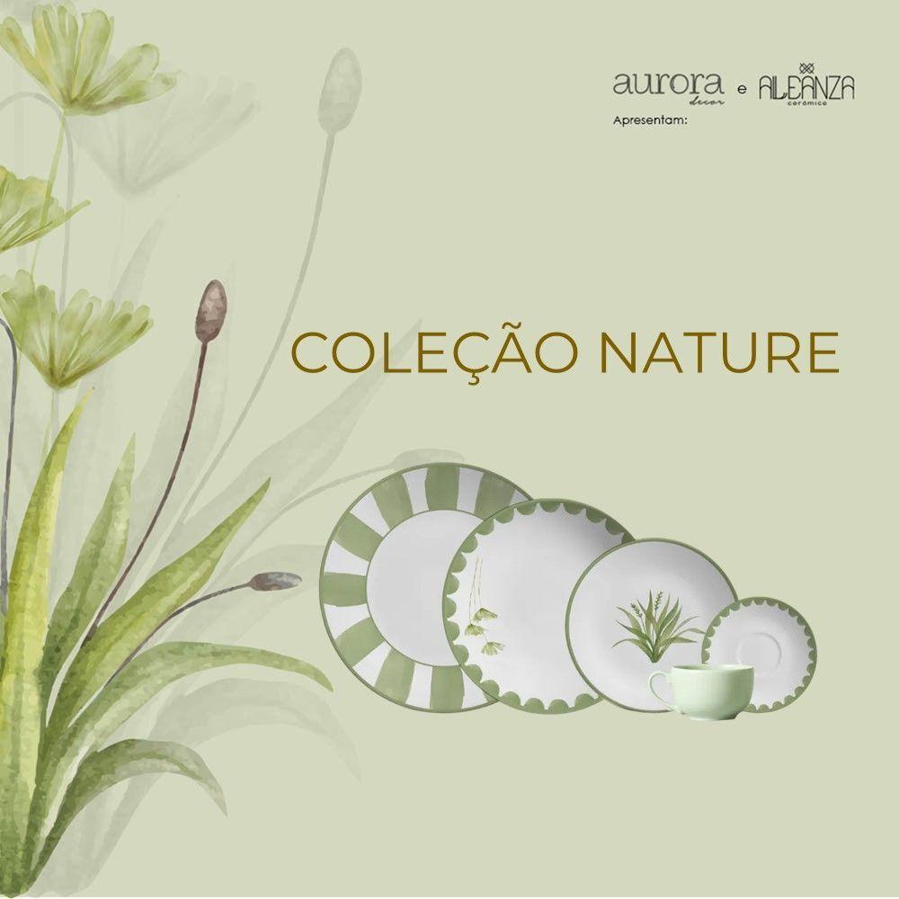 Jogo 4 Pratos Raso Coup Nature By Aurora 29cm Cerâmica Alleanza - 6