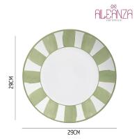 Jogo 4 Pratos Raso Coup Nature By Aurora 29cm Cerâmica Alleanza - 3