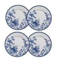 Jogo C-4 Pratos Raso Cerâmica Chinese Garden Plus Alleanza - 1