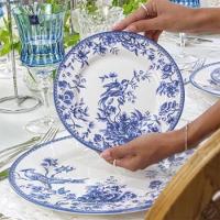 Jogo C-4 Pratos Raso Cerâmica Chinese Garden Plus Alleanza - 3