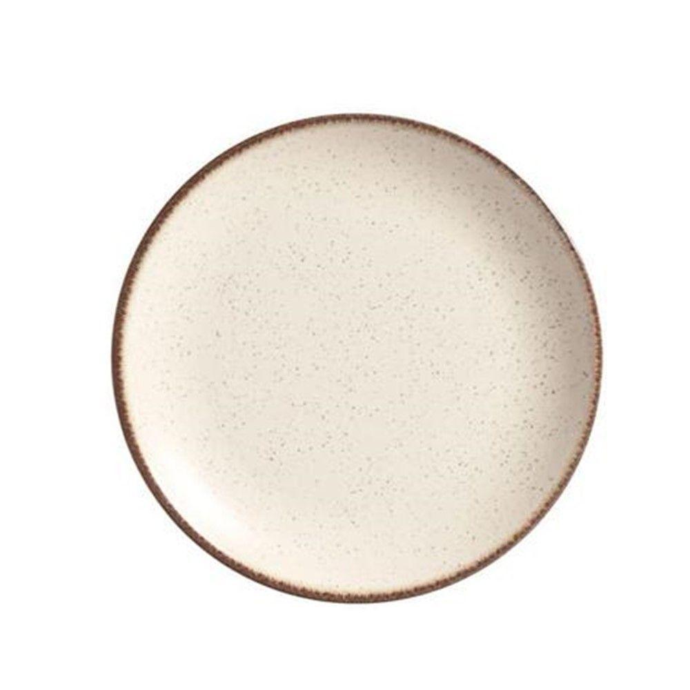 Jogo 2 Pratos Fundo Coup Vanilla Plus Cerâmica 25cm Alleanza - 2