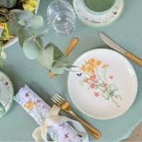 Prato Sobremesa Coup Jardim Campestre 21cm Cerâmica Alleanza - 5