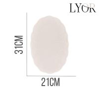 Travessa Prato De Porcelana New Bone Butterfly Flower Borboletas E Flores Lyor 31x21cm