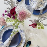 Prato Raso Coup Frutela 29cm Azul Cerâmica Alleanza. - 5