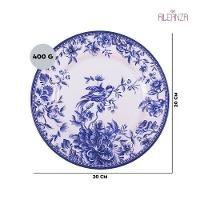 Jogo 6 Pratos Sobremesa Chinese Garden Cerâmica Alleanza 1ªl - 1