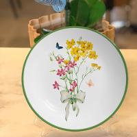 Jogo 6 Pratos Sobremesa Coup Jardim Campestre 21cm Cerâmica Alleanza - 2