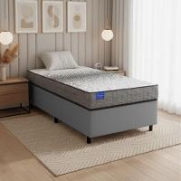 Colchão Solteiro Probel Molas Ensacadas 88x188x26 Day Springs A Vácuo Branco/cinza - 3