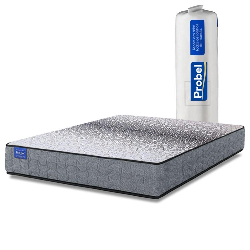 Colchão Casal Probel Molas Ensacadas 138x188x26 Day Springs A Vácuo Branco/cinza - 1