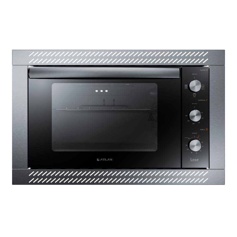 Forno De Embutir Elétrico Preto 44L Com Grill E Timer Atlas U Top 127V - 1