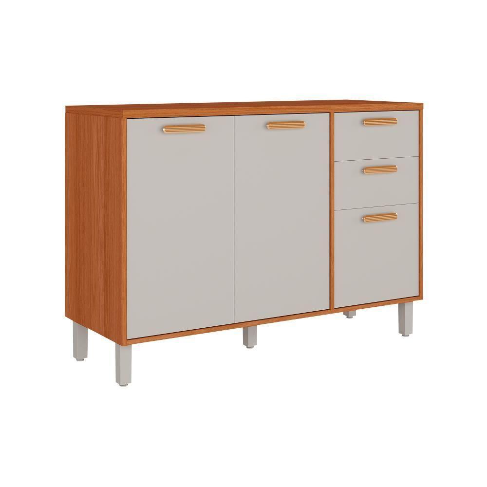 Balcão De Cozinha Itatiaia Itafriz 120cm Em Madeira Mdp Cinamomo-fendi - 1