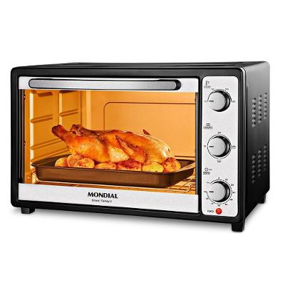 Forno Elétrico de Bancada Mondial FR-52 52L 1800W Timer Preto 110V