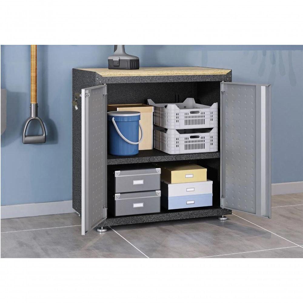 Balcão Multiúso Titanium Itatiaia - Balc 2pt - Preto C- Cinza - 5