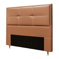 Cabeceira Casal Estofada Dobuê Monte Carlo Caramelo - 2