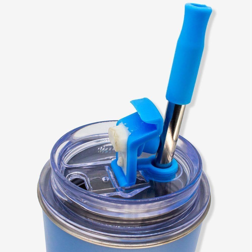 Copo Neo Térmico Tampa Canudo 300ml Stitch - 3