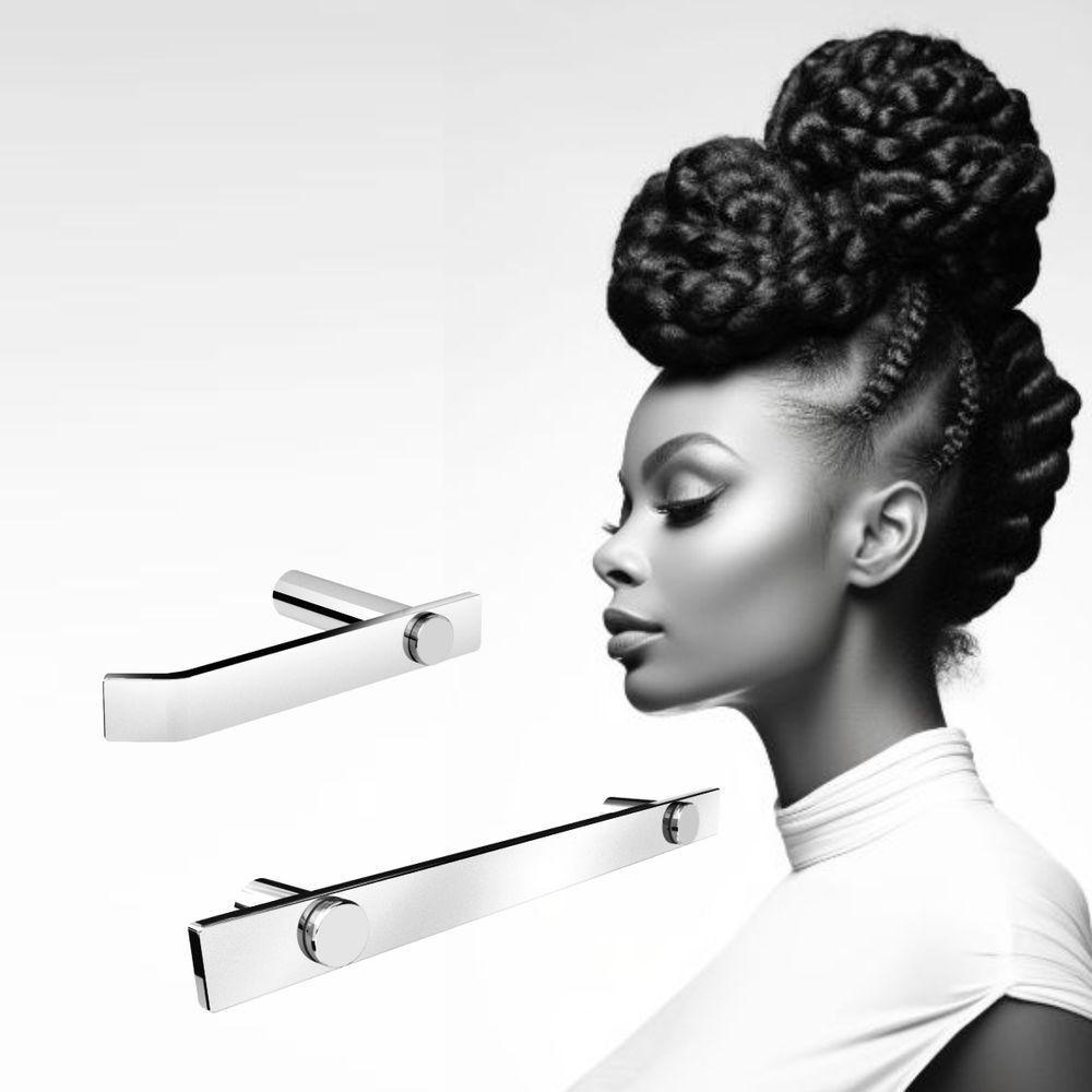 Kit Acessório De Banheiro Alto Brilho 3 Peças Grego Metal 2010pm - 2