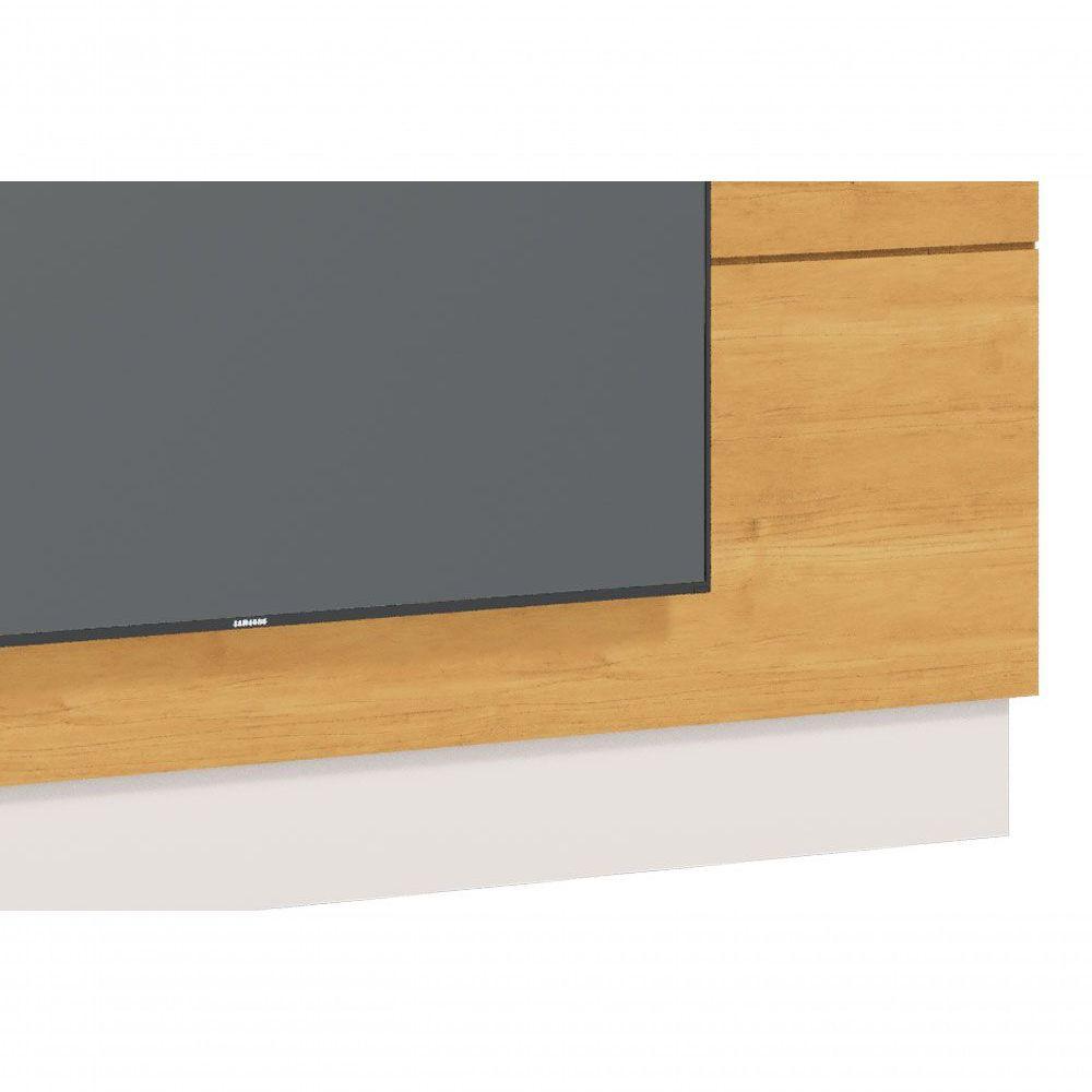 Painel Para Tv Classic 2.2 Nature Com Off White - Imcal Móveis - 4