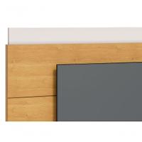 Painel Para Tv Classic 2.2 Nature Com Off White - Imcal Móveis - 3