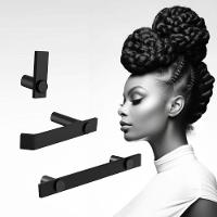 Kit De Acessórios Para Banheiro Preto Fosco 3 Peças 2030pm - 2