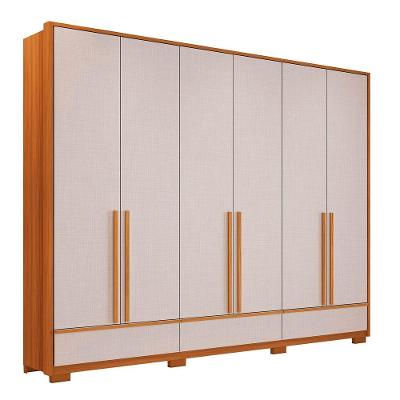 Guarda-roupa Nt 6035 Freijo Com Off White - Notavel