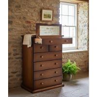 Cômoda Gramado Porta Jóias 1,20 X 50 X 80 - Madeira Maciça - Móveis De Gramado - Castanho - 1