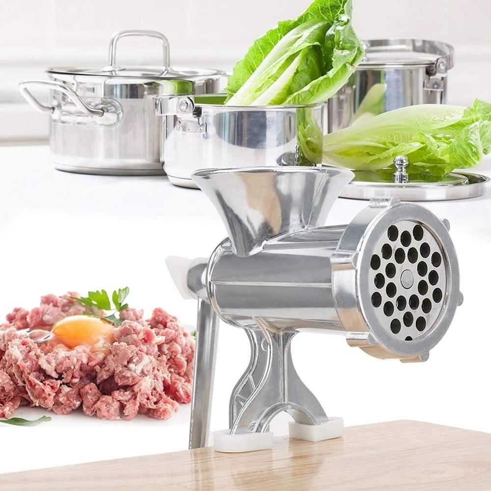 Moedor De Carne Em Aluminio Grande Maquina De Moer Tamanho 12 Hamburguer Alimentos Biscoito E Embutidos Profissional - 2