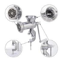 Moedor De Carne Em Aluminio Grande Maquina De Moer Tamanho 12 Hamburguer Alimentos Biscoito E Embutidos Profissional - 7