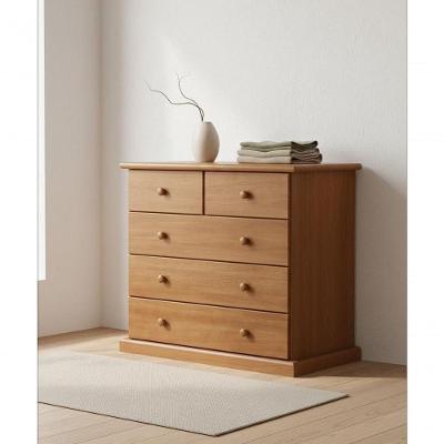 Cômoda 90 X 55 X 1,00 - Madeira Maciça - Móveis De Gramado - Castanho