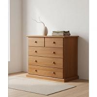 Cômoda 90 X 55 X 1,00 - Madeira Maciça - Móveis De Gramado - Castanho - 1