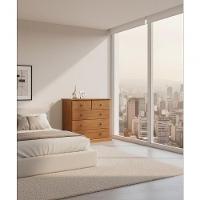 Cômoda 90 X 55 X 1,00 - Madeira Maciça - Móveis De Gramado - Castanho - 2