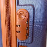 Mala De Viagem De Bordo P- 10kg Em Abs Com Rodinhas 360º Removíveis E Leve - Padrão Anac - Qualis Azul Mb002 - 5