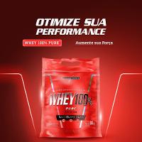 Proteína Concentrada Integralmedica Whey 100% Pure 900g Chocolate - 2